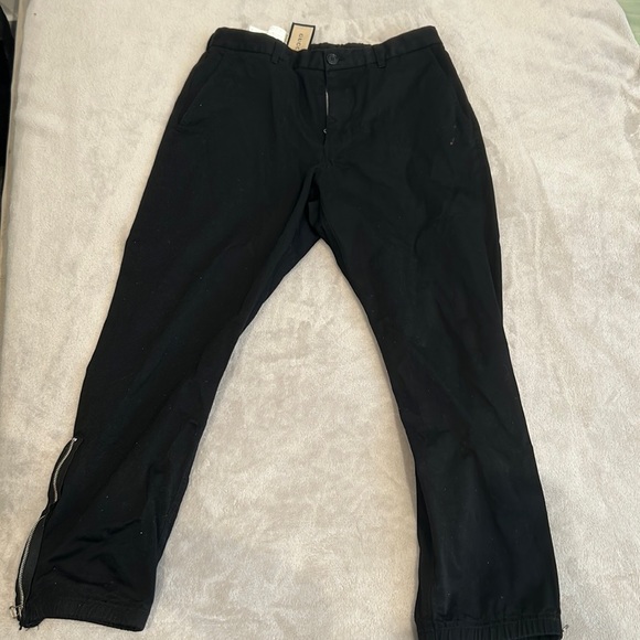 Black Gucci pants